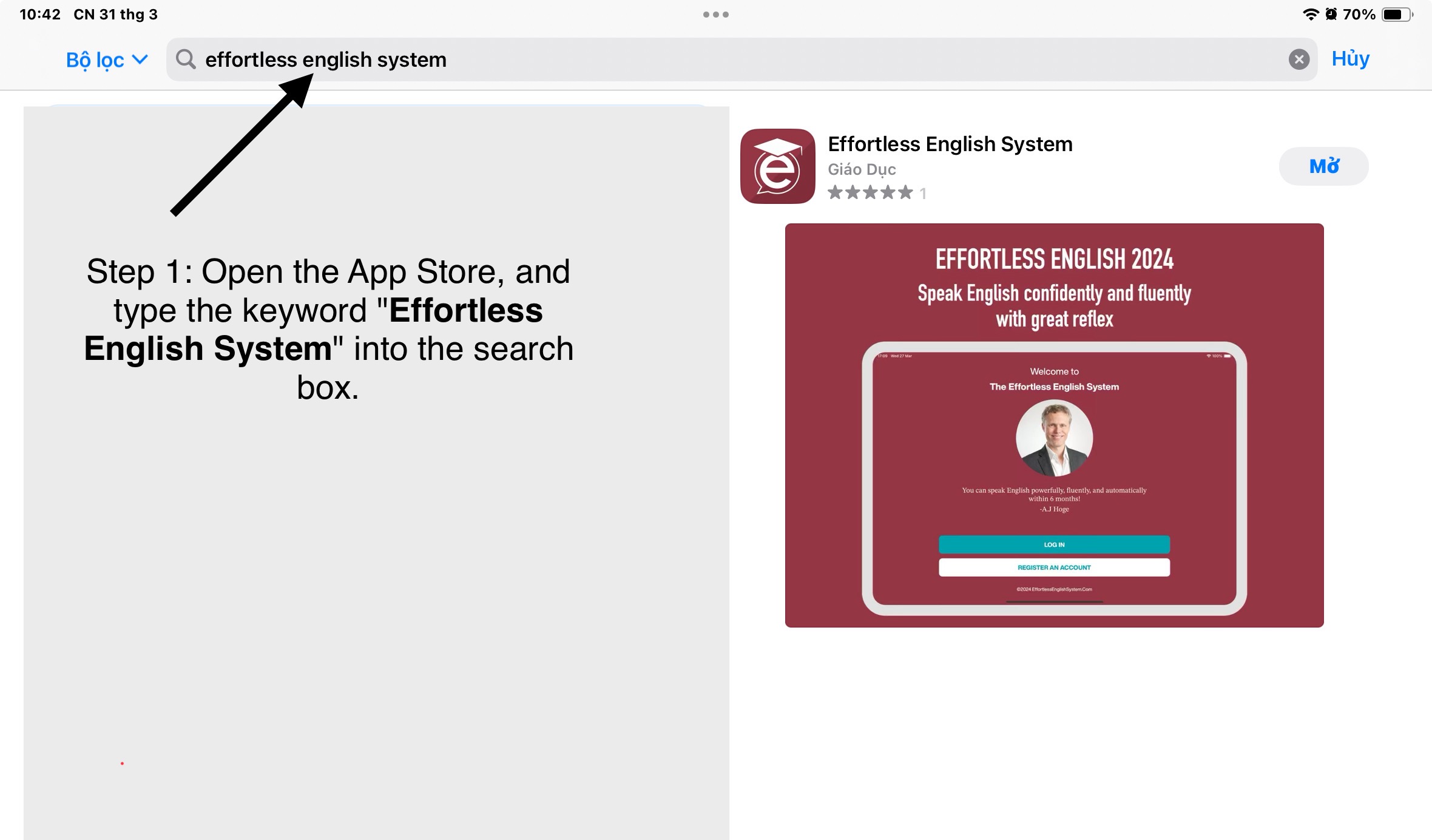 Effortless English app iOS 