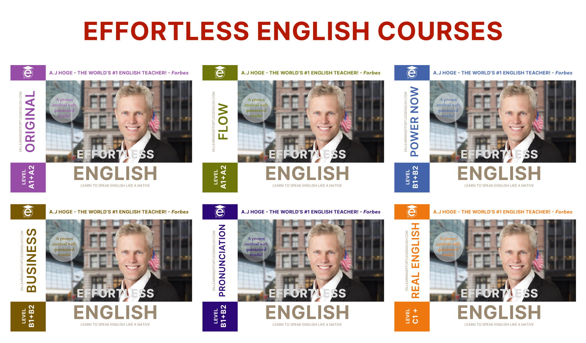 Effortless English Courses: Learn To Speak English like A Native Speakers